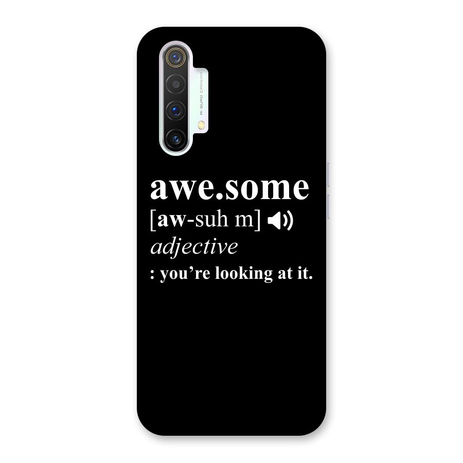 Awesome Looking at it Back Case for Realme X3