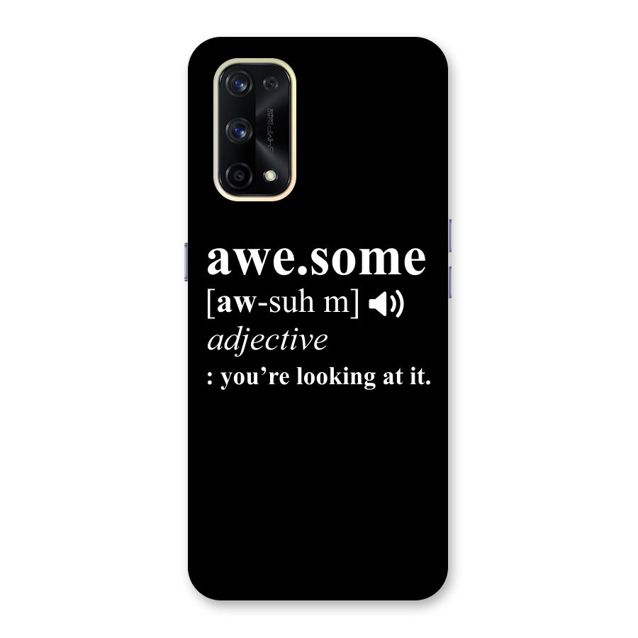 Awesome Looking at it Glass Back Case for Realme X7 Pro