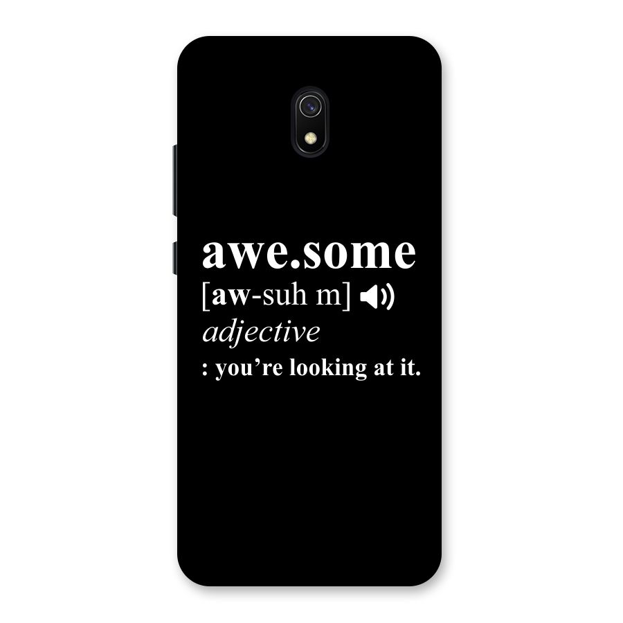 Awesome Looking at it Back Case for Redmi 8A