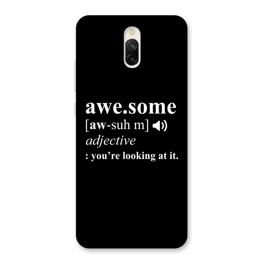 Awesome Looking at it Back Case for Redmi 8A Dual