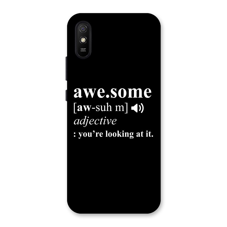 Awesome Looking at it Back Case for Redmi 9A