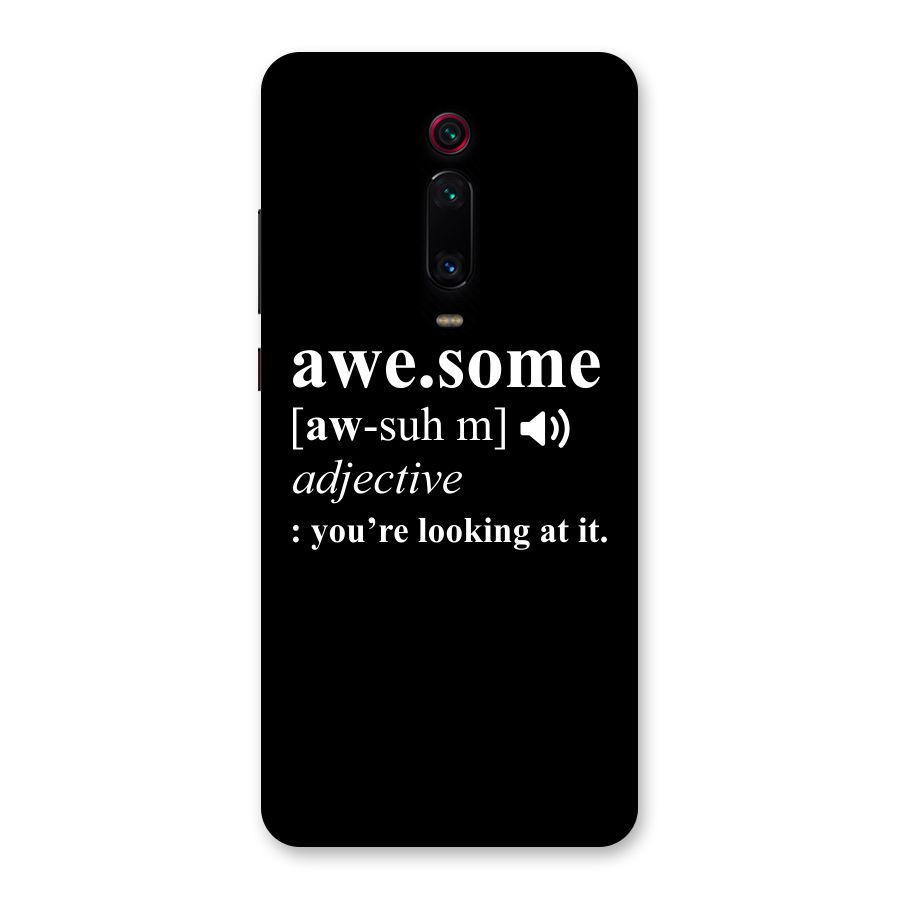 Awesome Looking at it Back Case for Redmi K20