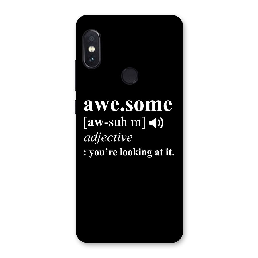 Awesome Looking at it Back Case for Redmi Note 5 Pro
