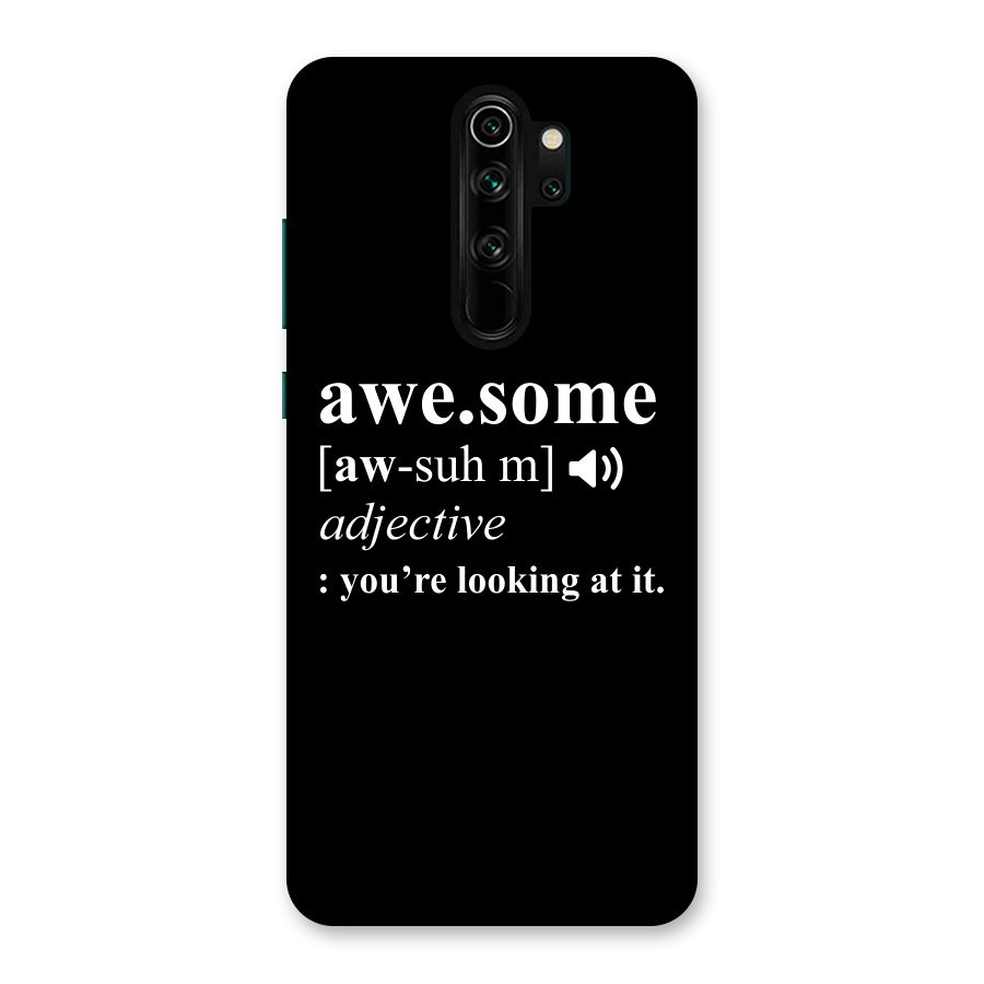Awesome Looking at it Back Case for Redmi Note 8 Pro