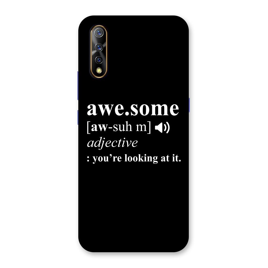 Awesome Looking at it Back Case for Vivo S1