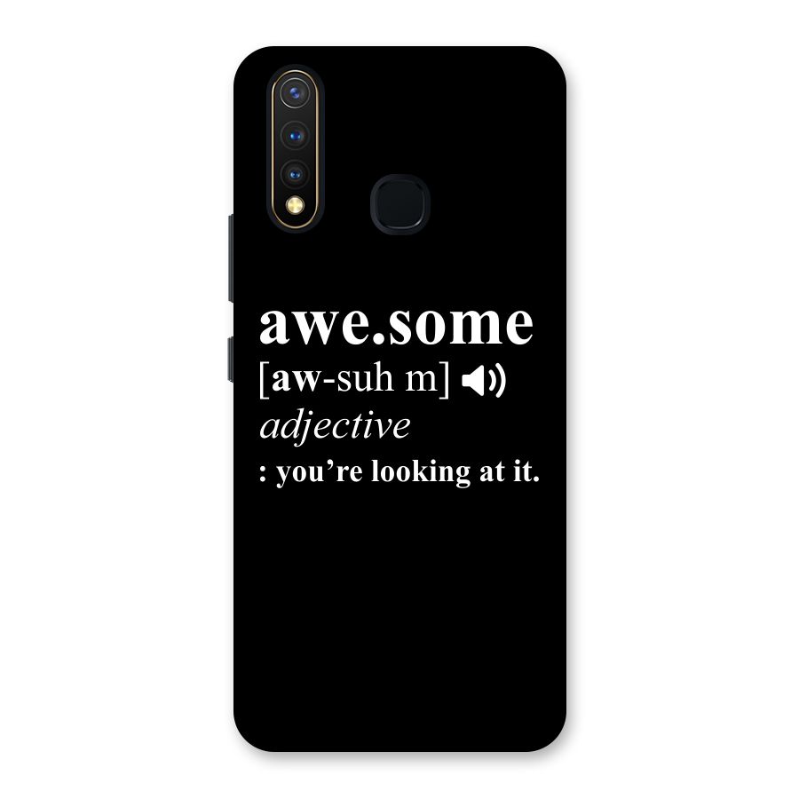 Awesome Looking at it Back Case for Vivo U20