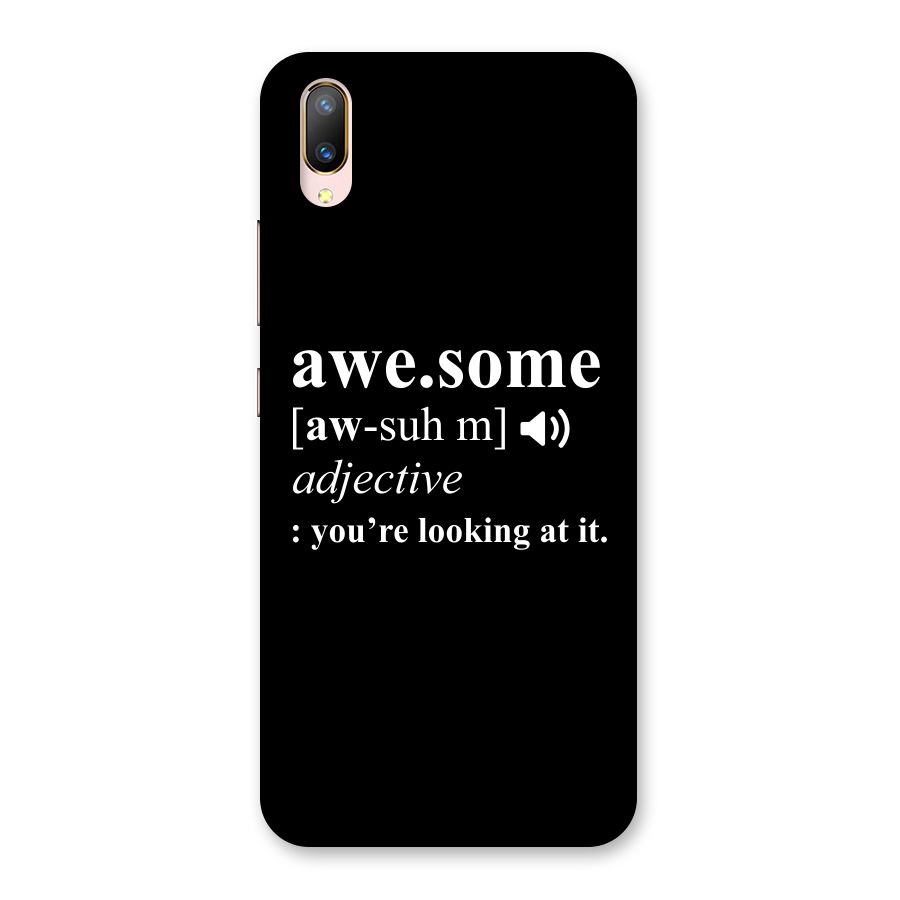 Awesome Looking at it Back Case for Vivo V11 Pro