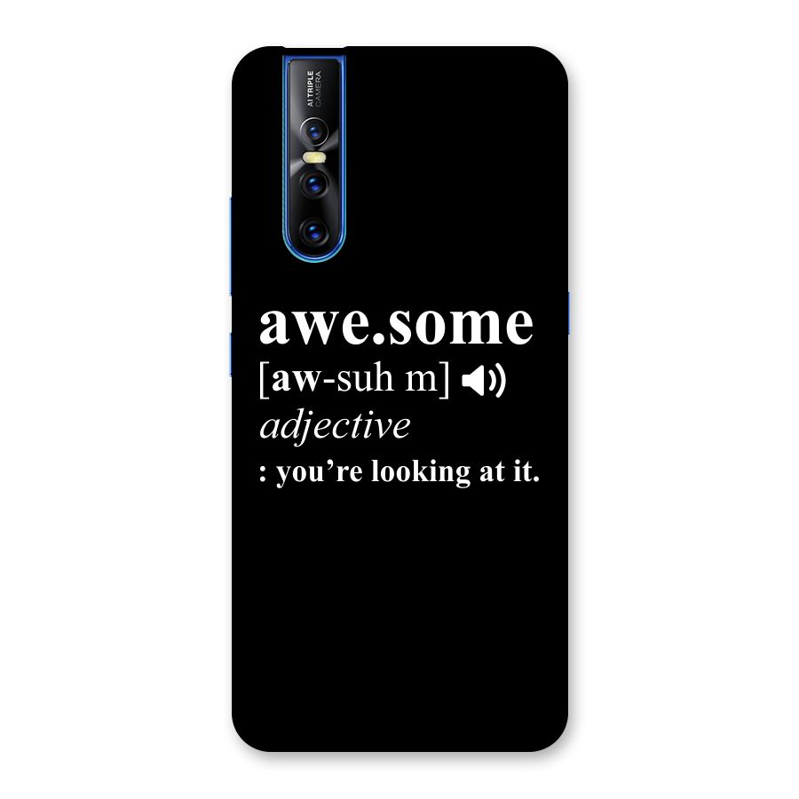 Awesome Looking at it Back Case for Vivo V15 Pro