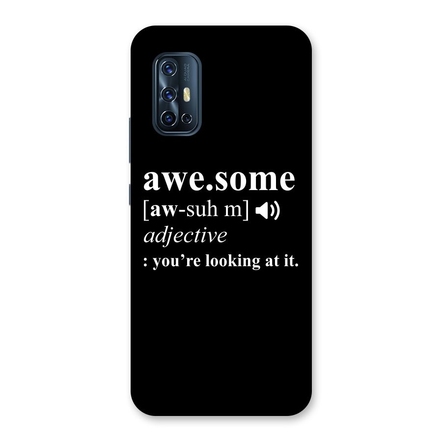 Awesome Looking at it Back Case for Vivo V17