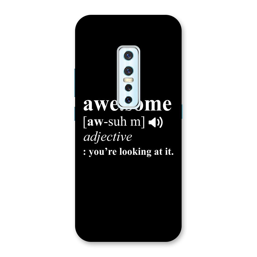 Awesome Looking at it Back Case for Vivo V17 Pro