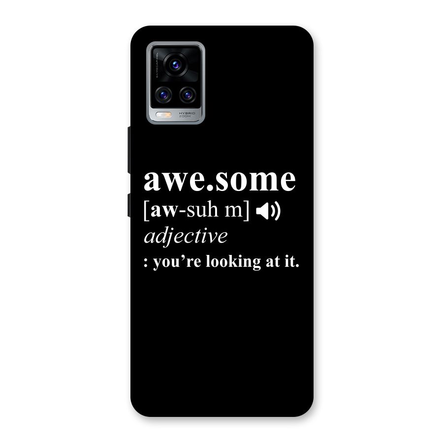 Awesome Looking at it Back Case for Vivo V20 Pro