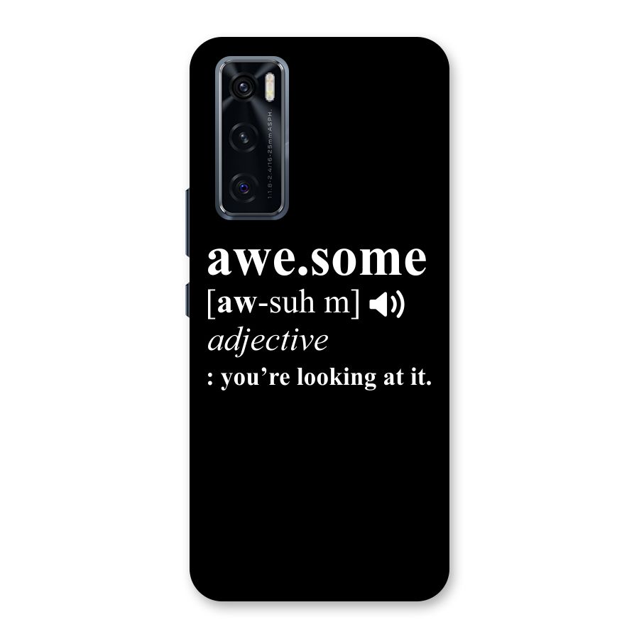 Awesome Looking at it Back Case for Vivo V20 SE