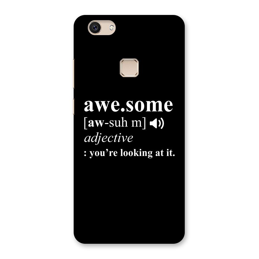 Awesome Looking at it Back Case for Vivo V7
