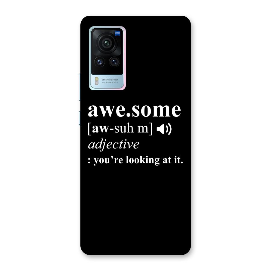 Awesome Looking at it Back Case for Vivo X60 Pro