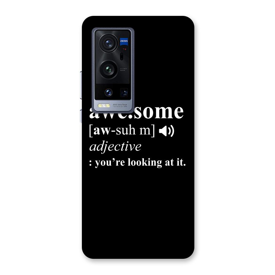 Awesome Looking at it Back Case for Vivo X60 Pro Plus