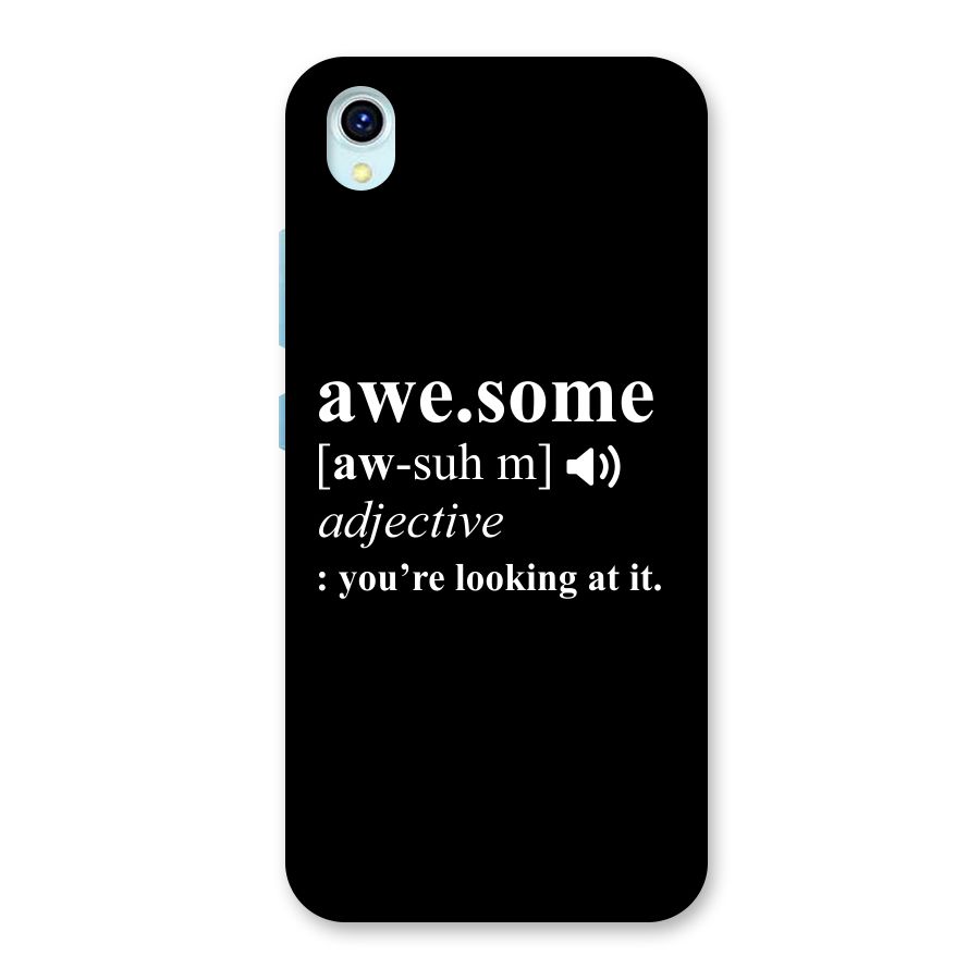 Awesome Looking at it Back Case for Vivo Y1s