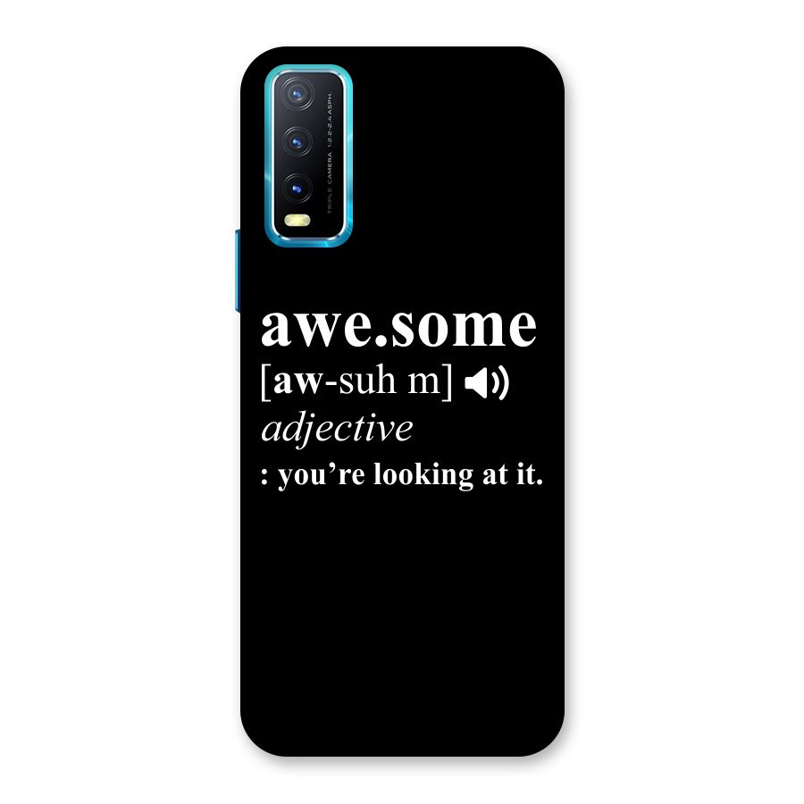 Awesome Looking at it Back Case for Vivo Y20