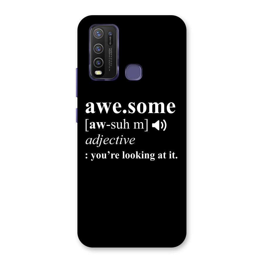 Awesome Looking at it Back Case for Vivo Y50