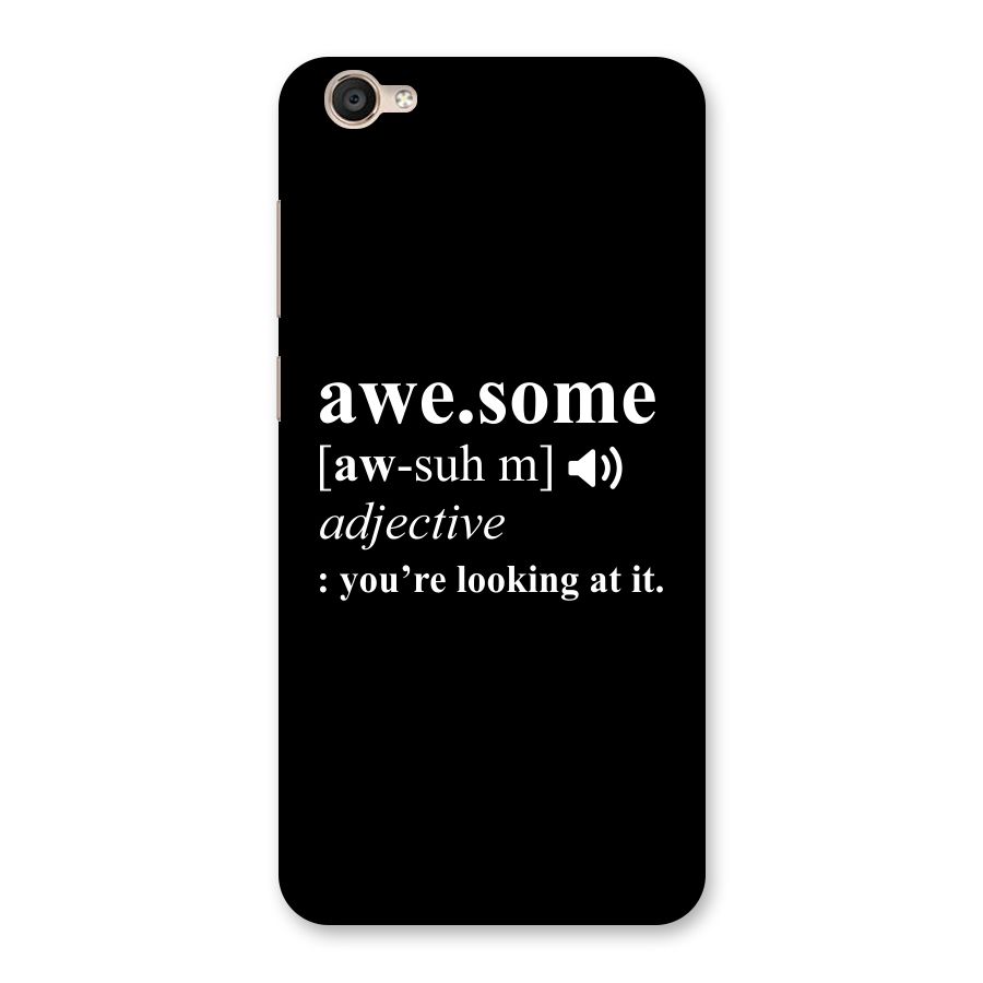 Awesome Looking at it Back Case for Vivo Y55