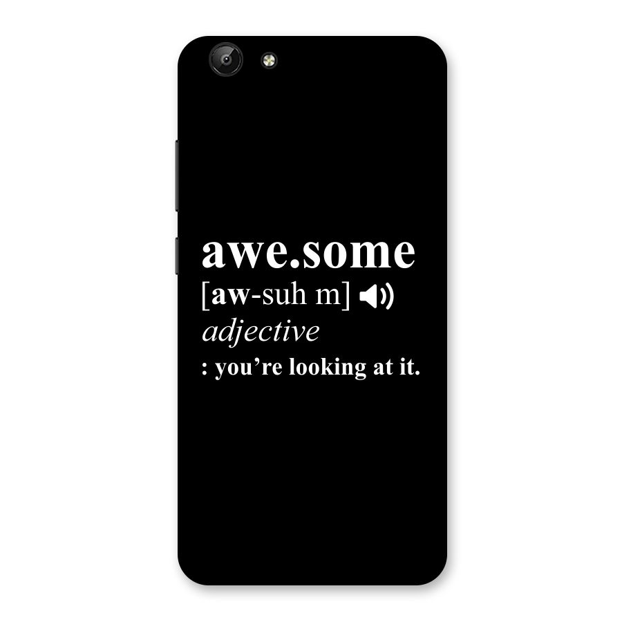 Awesome Looking at it Back Case for Vivo Y69