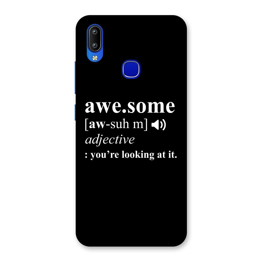 Awesome Looking at it Back Case for Vivo Y91