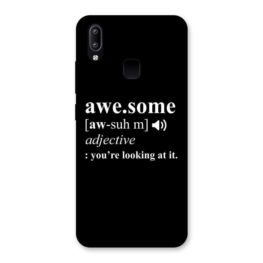 Awesome Looking at it Back Case for Vivo Y93