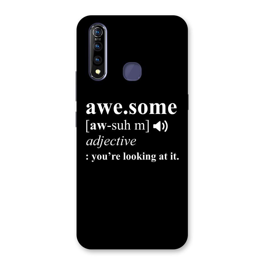 Awesome Looking at it Back Case for Vivo Z1 Pro