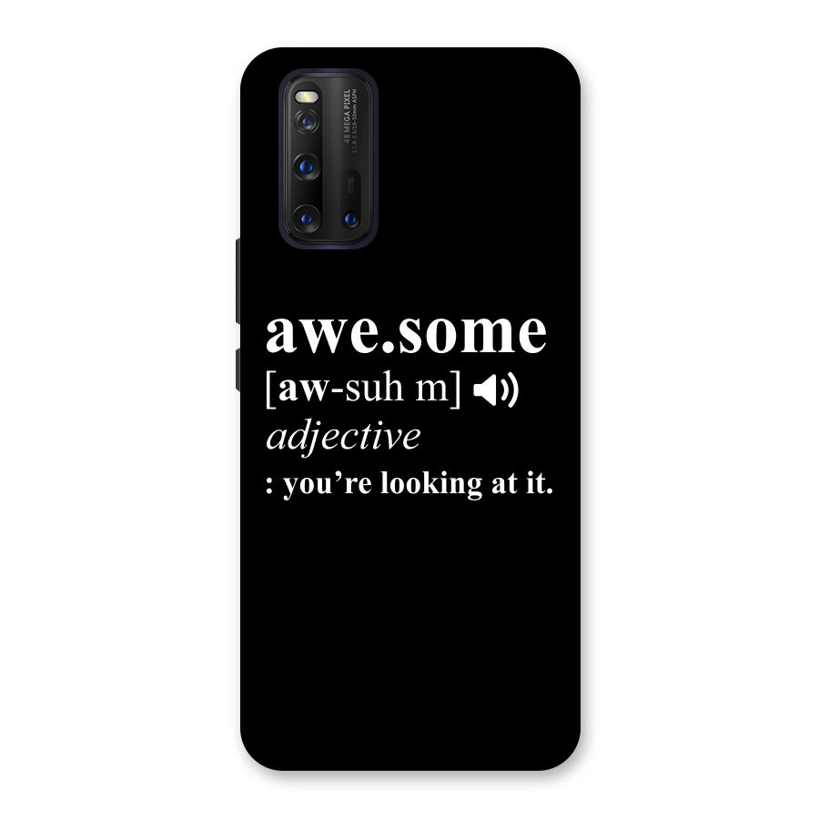 Awesome Looking at it Back Case for Vivo iQOO 3