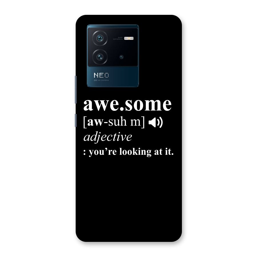 Awesome Looking at it Back Case for Vivo iQOO Neo 6 5G