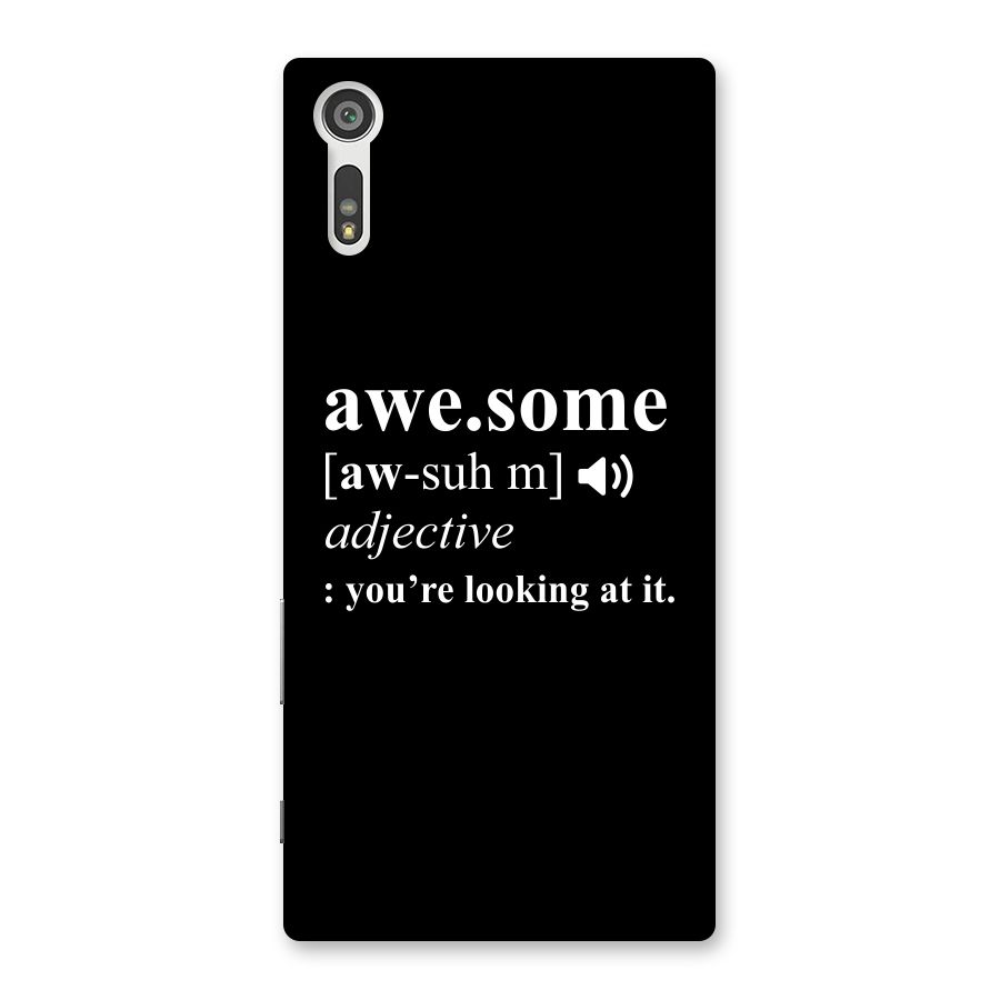 Awesome Looking at it Back Case for Xperia XZ