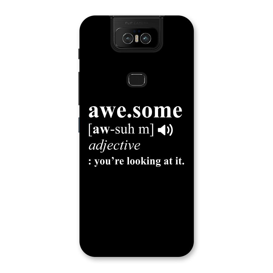 Awesome Looking at it Back Case for Zenfone 6z
