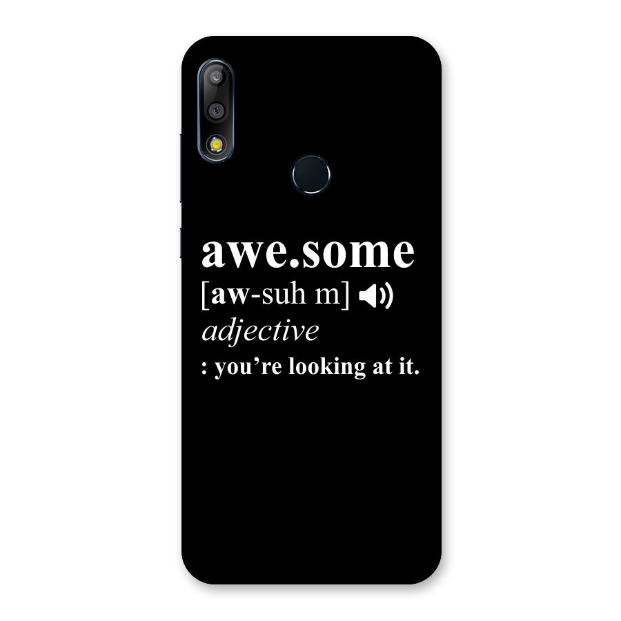 Awesome Looking at it Back Case for Zenfone Max Pro M2