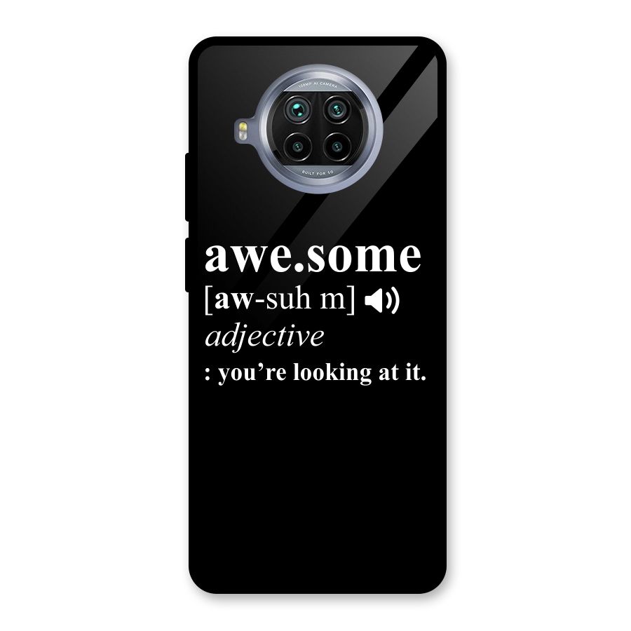 Awesome Looking at it Glass Back Case for Mi 10i