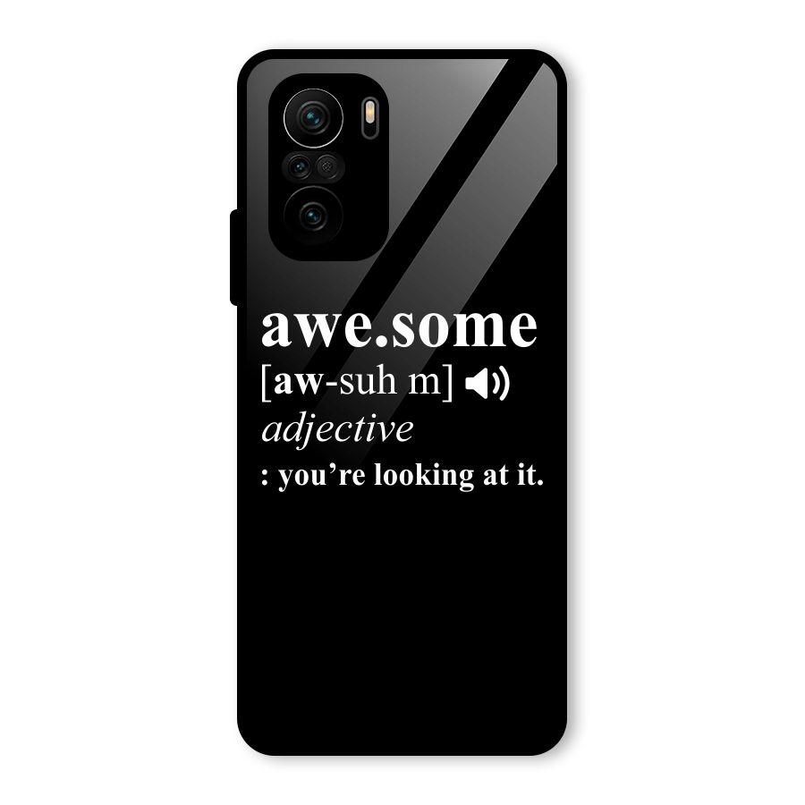 Awesome Looking at it Glass Back Case for Mi 11x