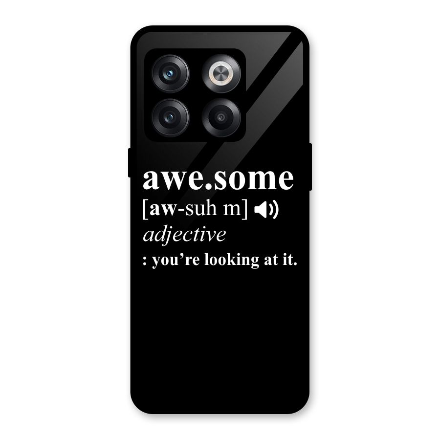 Awesome Looking at it Glass Back Case for OnePlus 10T