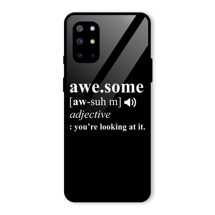 Awesome Looking at it Glass Back Case for OnePlus 8T