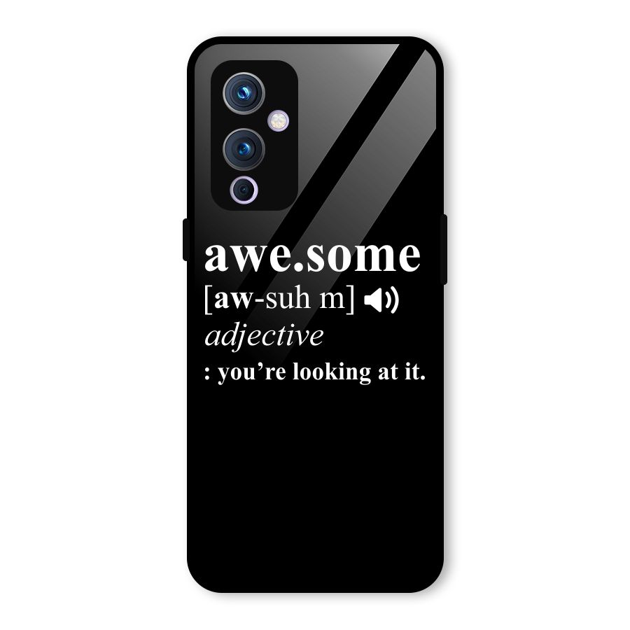 Awesome Looking at it Glass Back Case for OnePlus 9