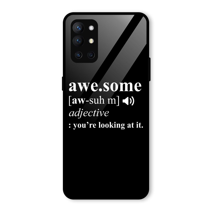 Awesome Looking at it Glass Back Case for OnePlus 9R