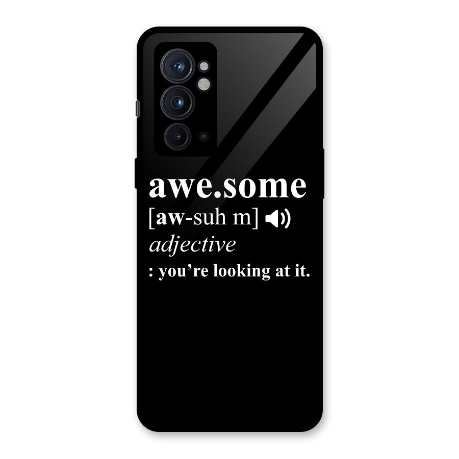 Awesome Looking at it Glass Back Case for OnePlus 9RT 5G