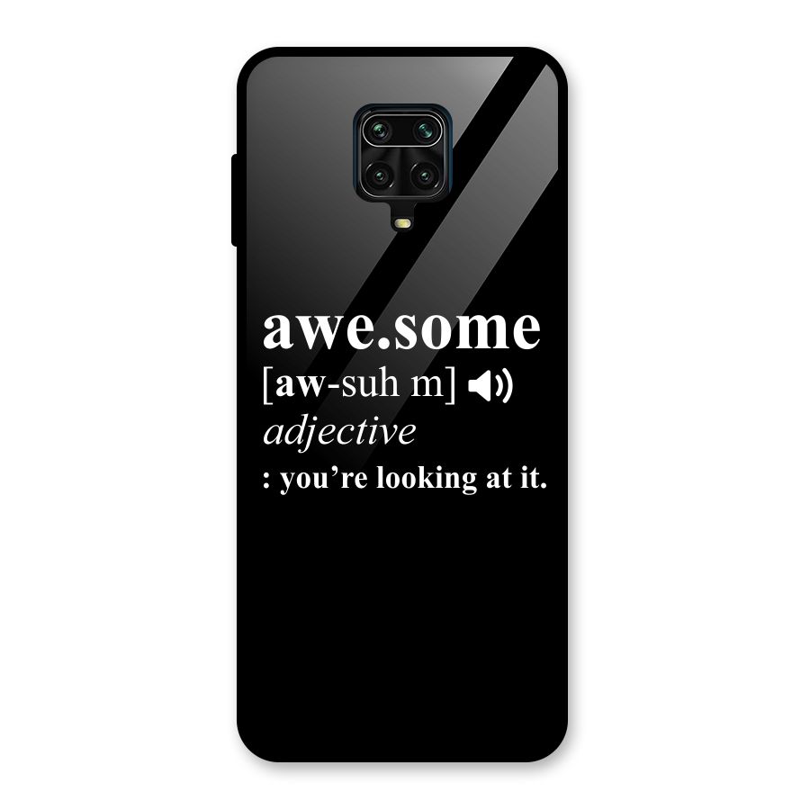 Awesome Looking at it Glass Back Case for Poco M2 Pro