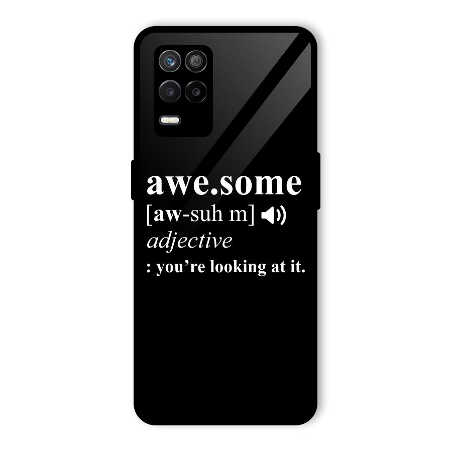 Awesome Looking at it Glass Back Case for Realme 9 5G