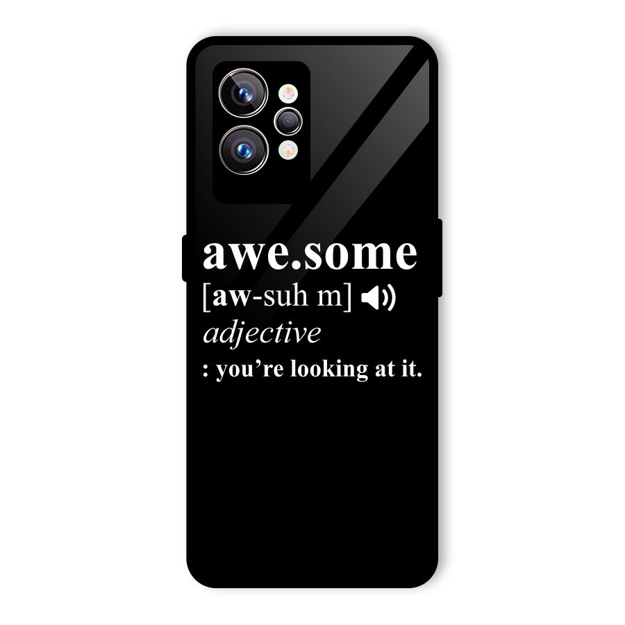 Awesome Looking at it Glass Back Case for Realme GT2 Pro