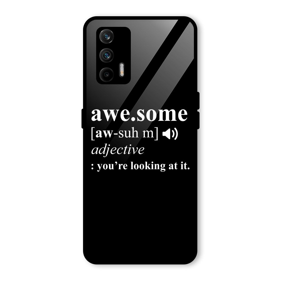 Awesome Looking at it Glass Back Case for Realme GT 5G
