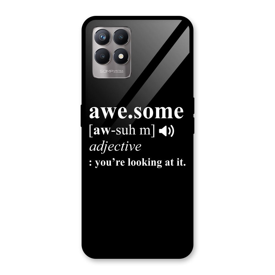 Awesome Looking at it Glass Back Case for Realme Narzo 50