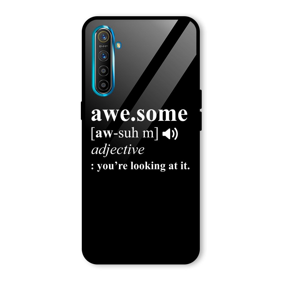 Awesome Looking at it Glass Back Case for Realme X2