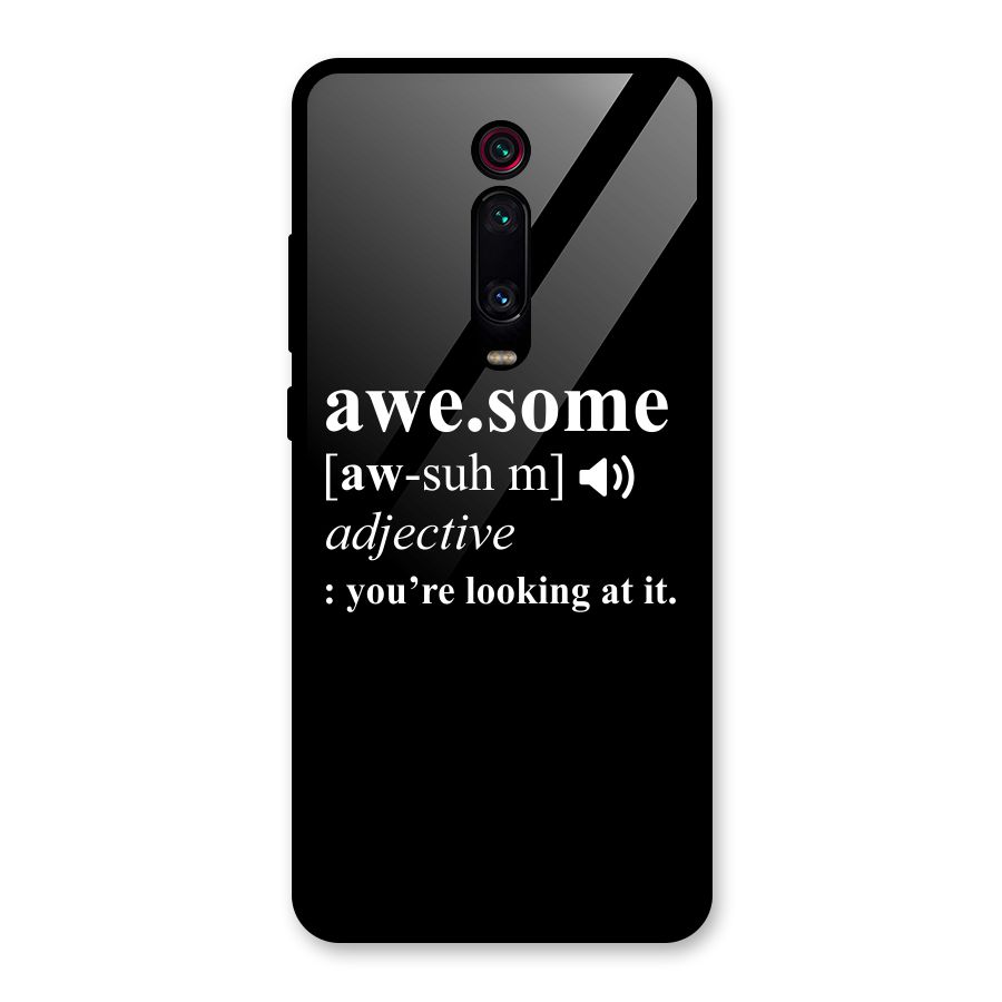 Awesome Looking at it Glass Back Case for Redmi K20 Pro