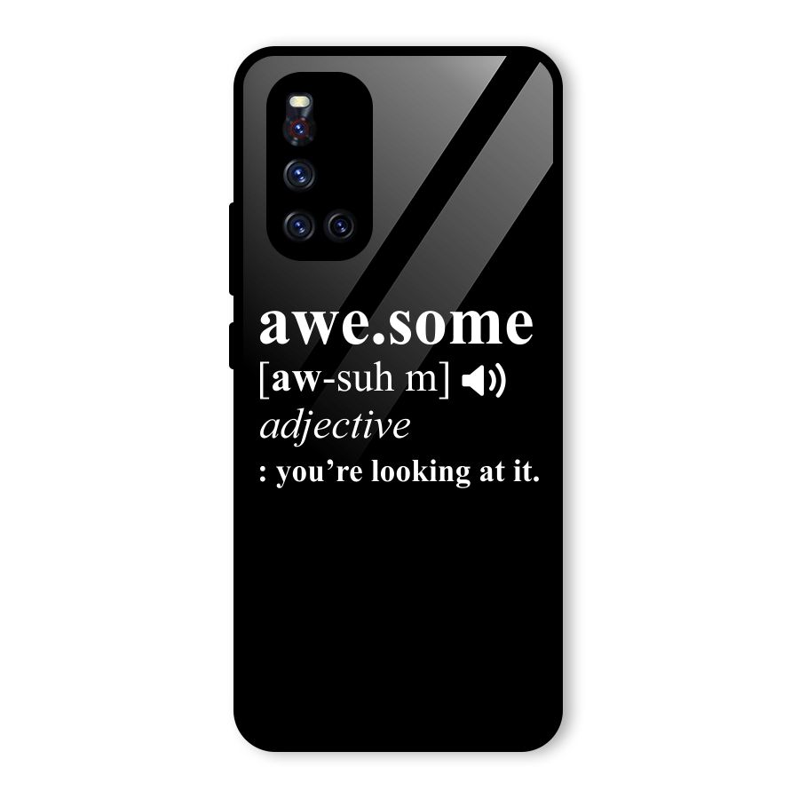 Awesome Looking at it Glass Back Case for Vivo V19