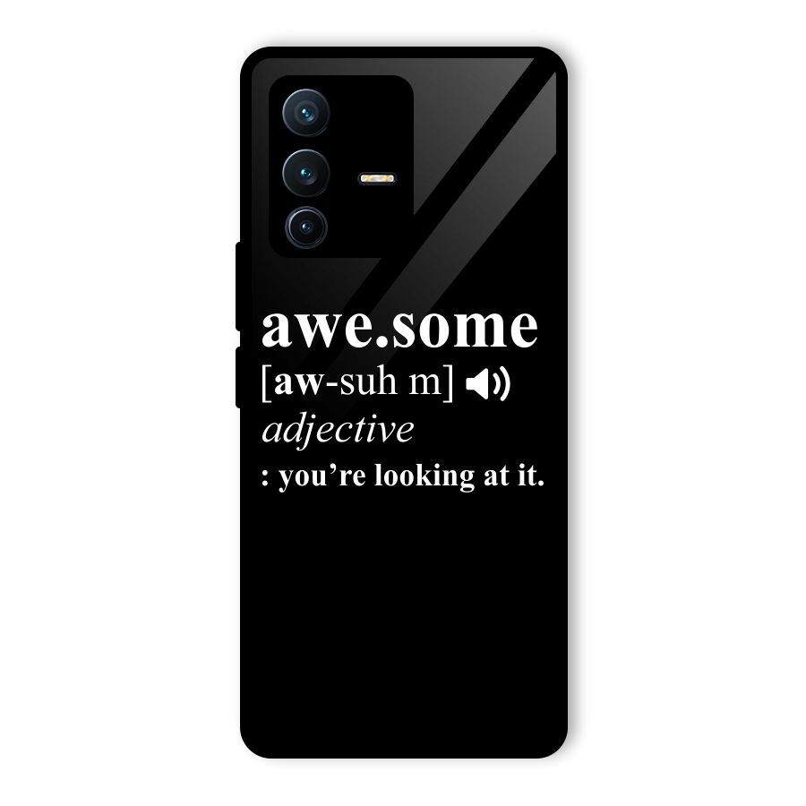 Awesome Looking at it Glass Back Case for Vivo V23 Pro