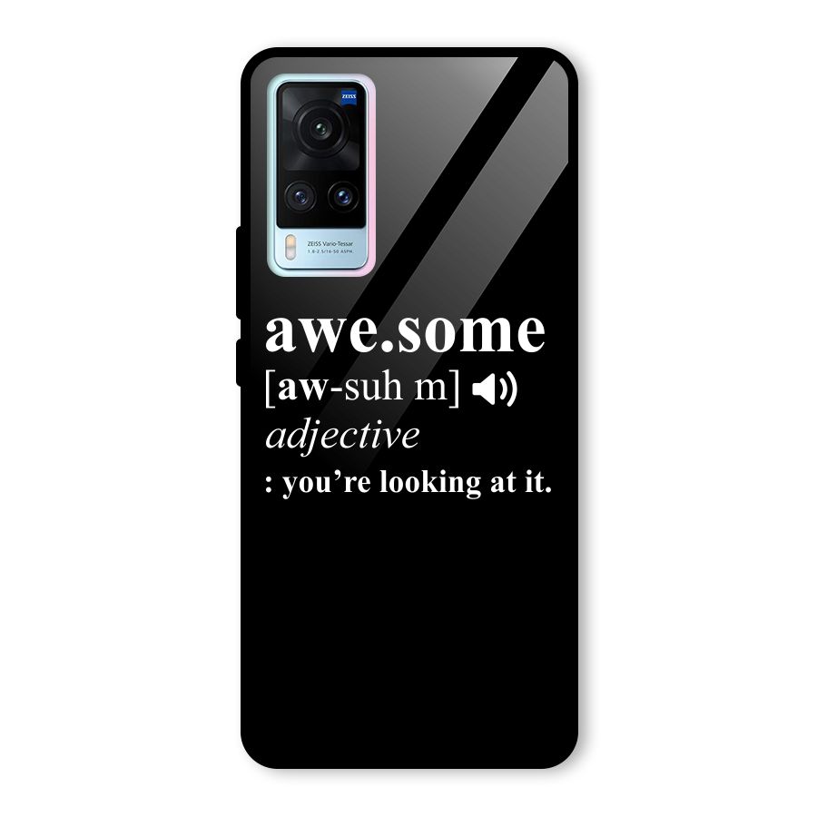 Awesome Looking at it Glass Back Case for Vivo X60