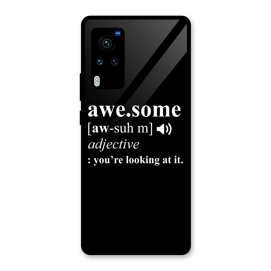 Awesome Looking at it Glass Back Case for Vivo X60 Pro